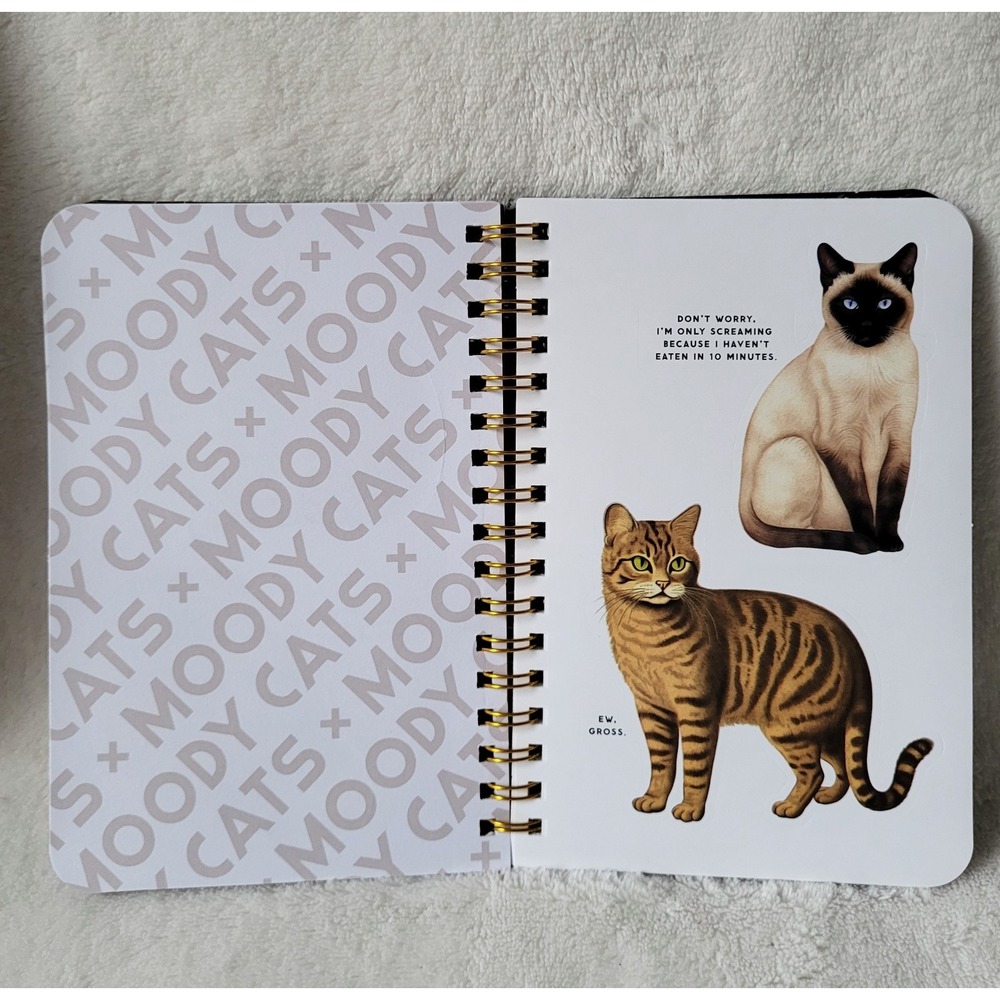 Moody Cats Sticker Book New Puffy & Flat Assortment New Never Used - Picture 4 of 5